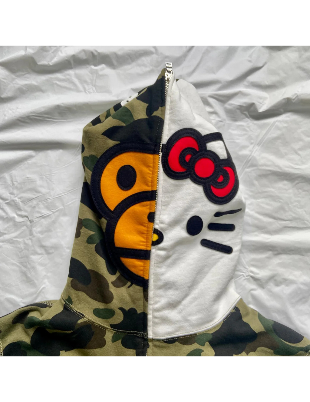 Kitty Camo Zip Hoodie