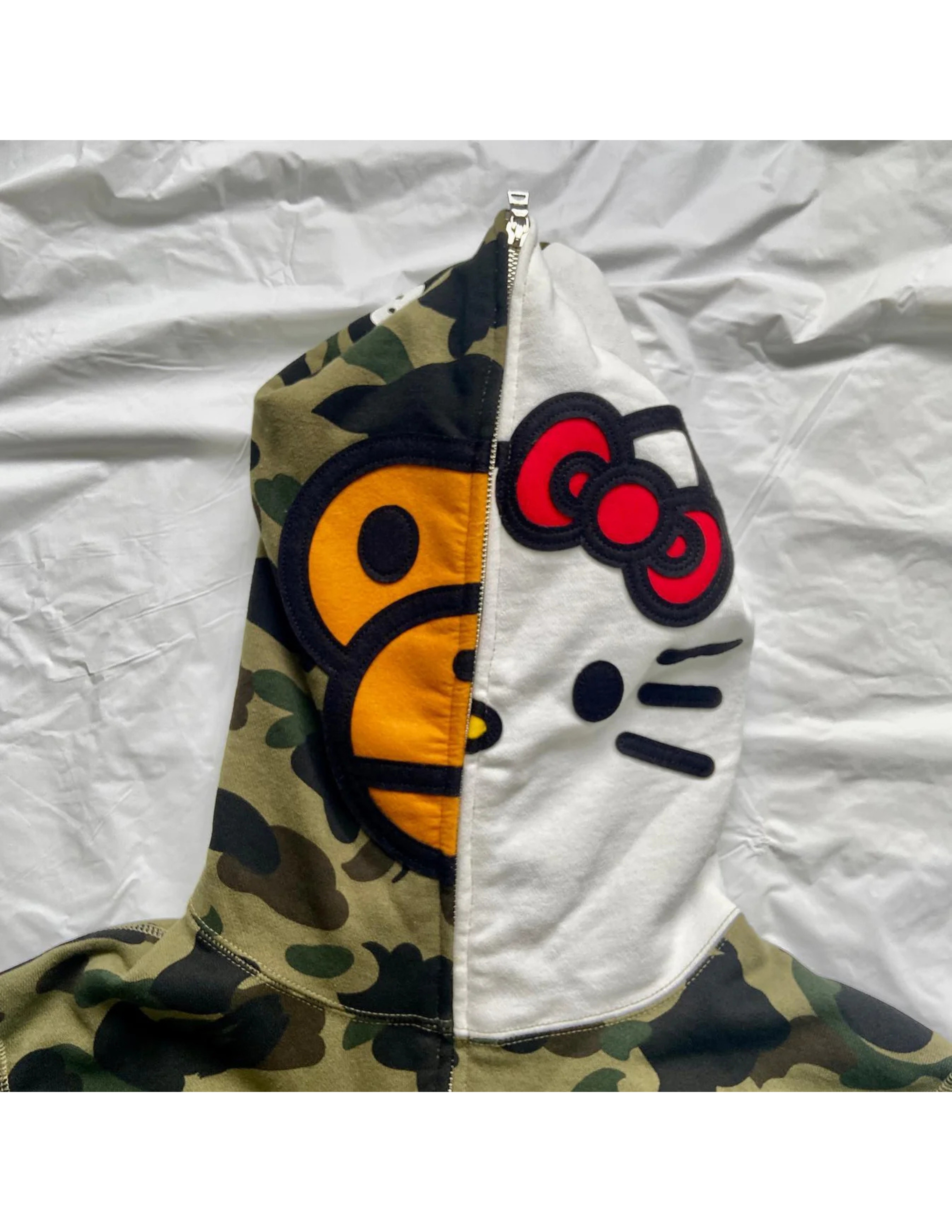 Kitty Camo Zip Hoodie